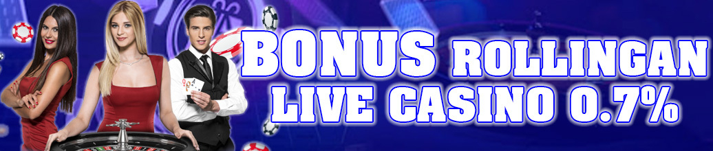 senior master agen bonus rolingan terbesar live casino atau kasino online sebesar 0.7%